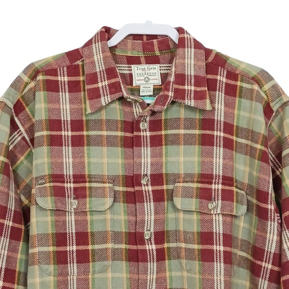 True Grit Mountain Shirt Jacket Mens Medium Sundance Shacket Lumber Heavy Cotton - Picture 2 of 7